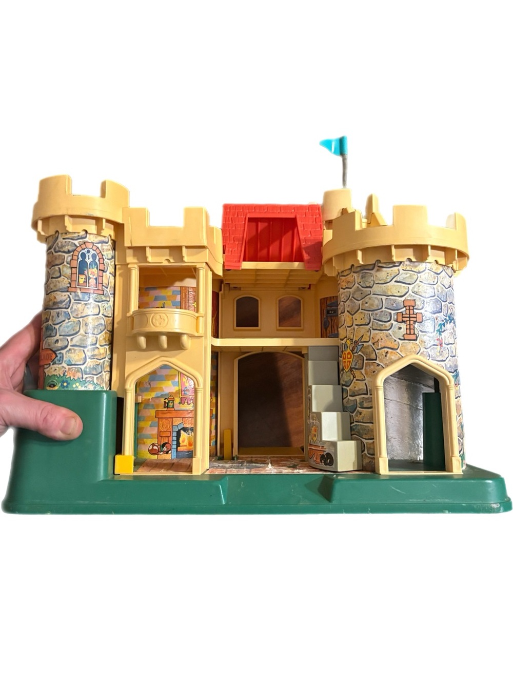 Fisher-Price Little People Play Family Castle #993 1974 Vintage Playset